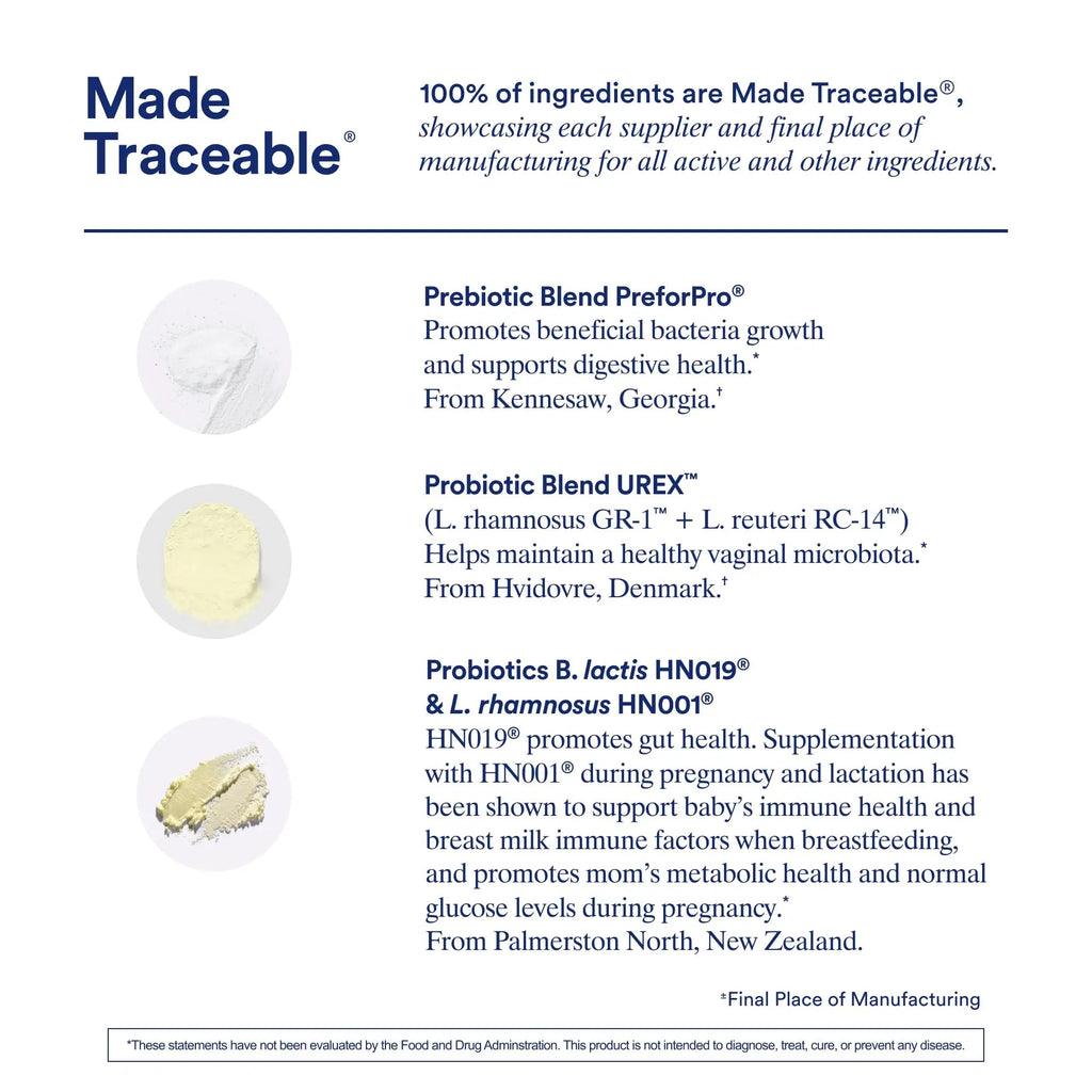 Ritual Natalbiotic™ Microbiome Support†* Biotics for Mom & Baby. Formulated to Support Digestive Health, Vaginal Health, and Baby’s Immune Health.* Designed with OB/GYNs‡. Non-GMO, Vegan, 30 Days - TrustMedUSA