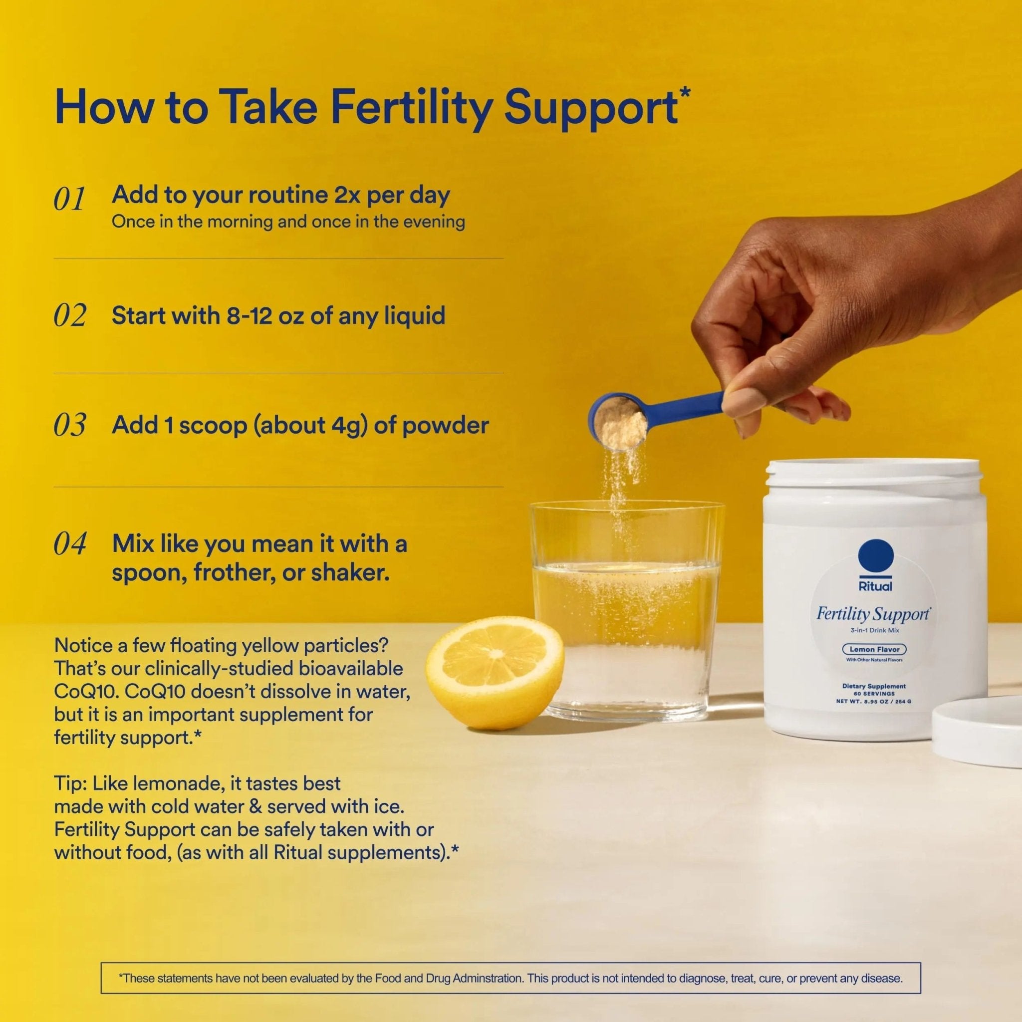 Ritual Preconception Bundle: Essential for Women Prenatal Multivitamin and Lemony Fertility Support Drink Mix Supplement with NAC, CoQ10, and Myo-Inositol. Vegan and Formulated to Support Her.* - TrustMedUSA