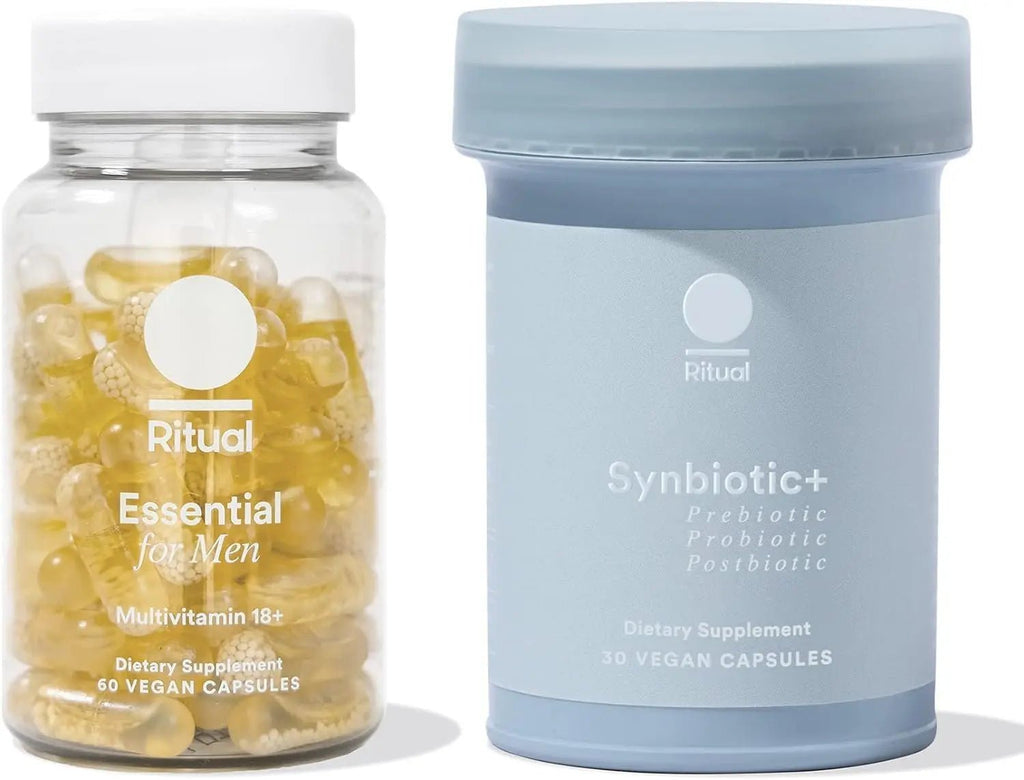 Ritual Synbiotic+ Probiotic Gut Health Support and Men's 18+ Multivitamin - TrustMedUSA