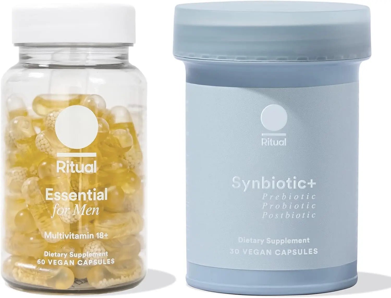 Ritual Synbiotic+ Probiotic Gut Health Support and Men's 18+ Multivitamin - TrustMedUSA