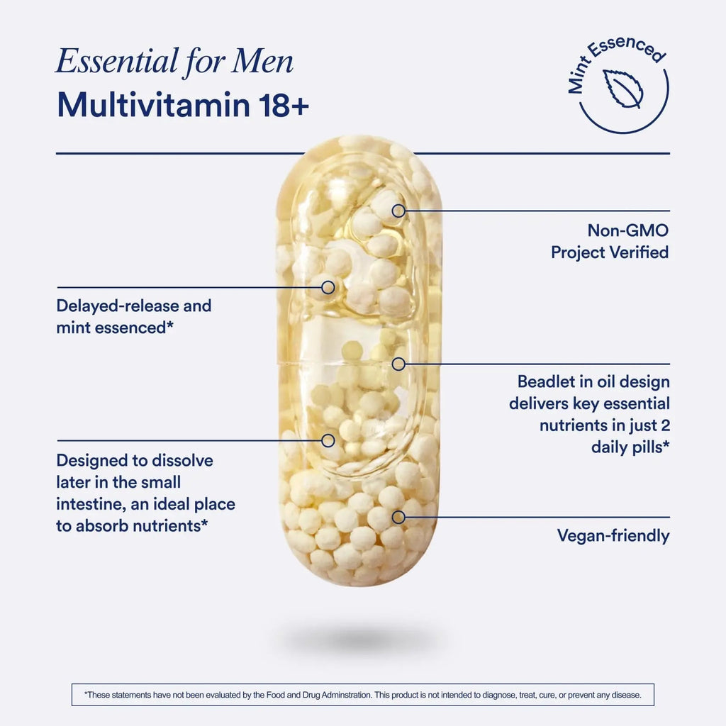 Ritual Synbiotic+ Probiotic Gut Health Support and Men's 18+ Multivitamin - TrustMedUSA