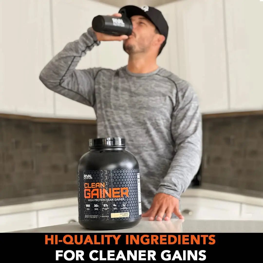 Rivalus Clean Gainer - Cookies & Cream, 5lbs - TrustMedUSA