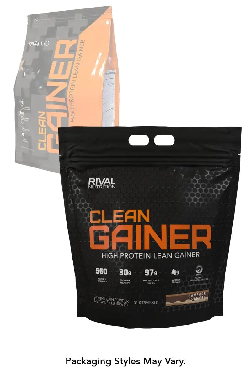 Rivalus Clean Gainer, S'Mores, 10 Pound - TrustMedUSA
