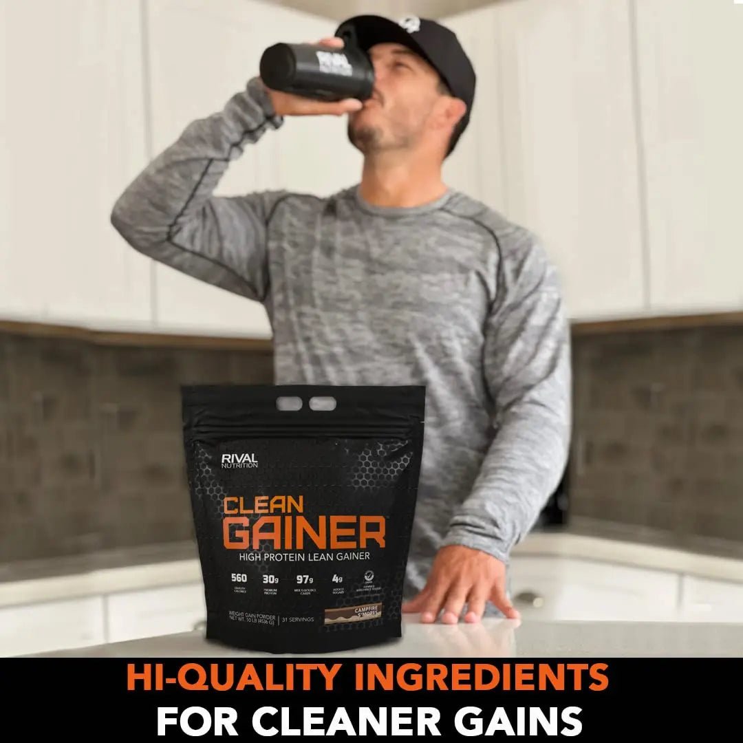 Rivalus Clean Gainer, S'Mores, 10 Pound - TrustMedUSA