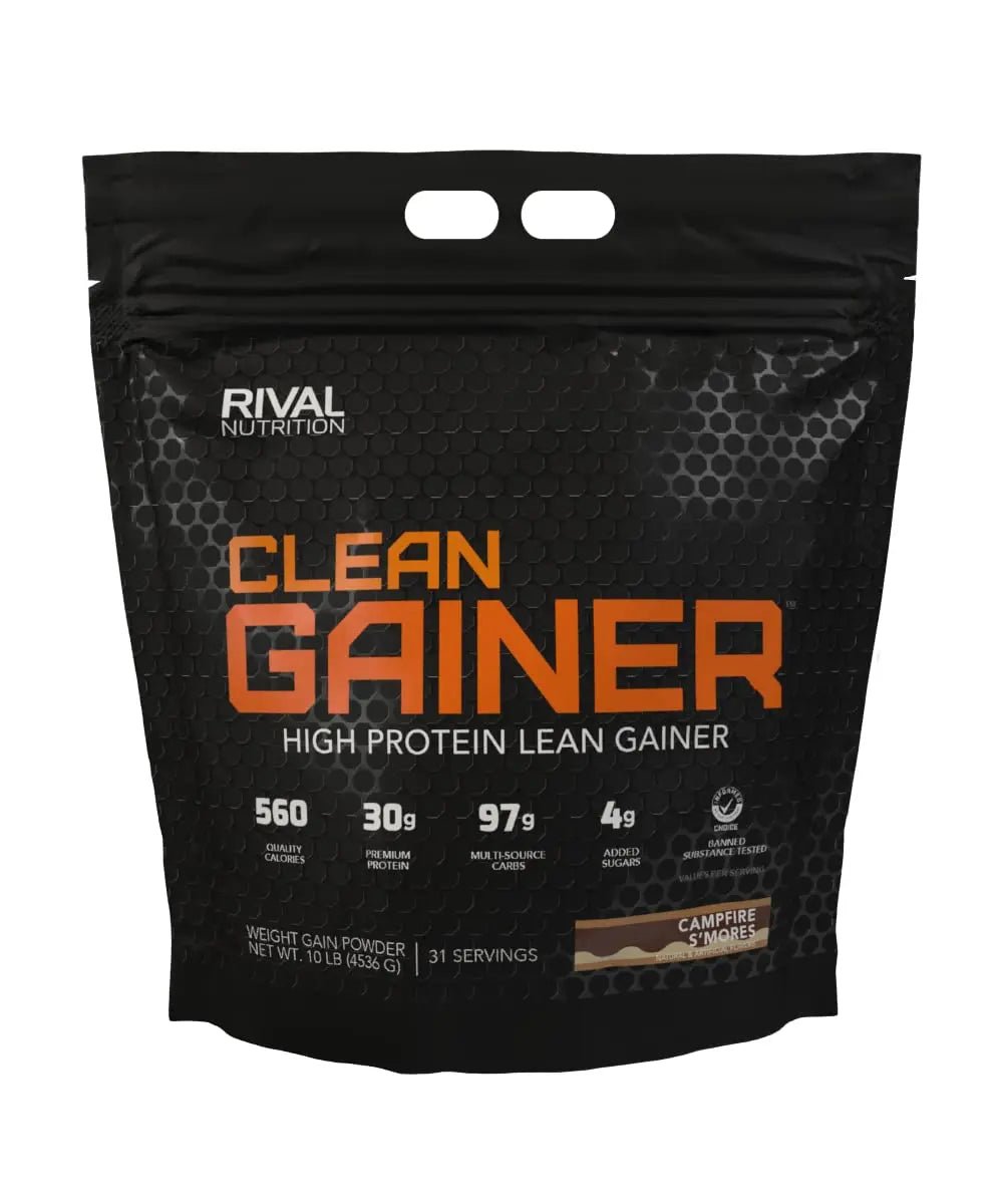 Rivalus Clean Gainer, S'Mores, 10 Pound - TrustMedUSA