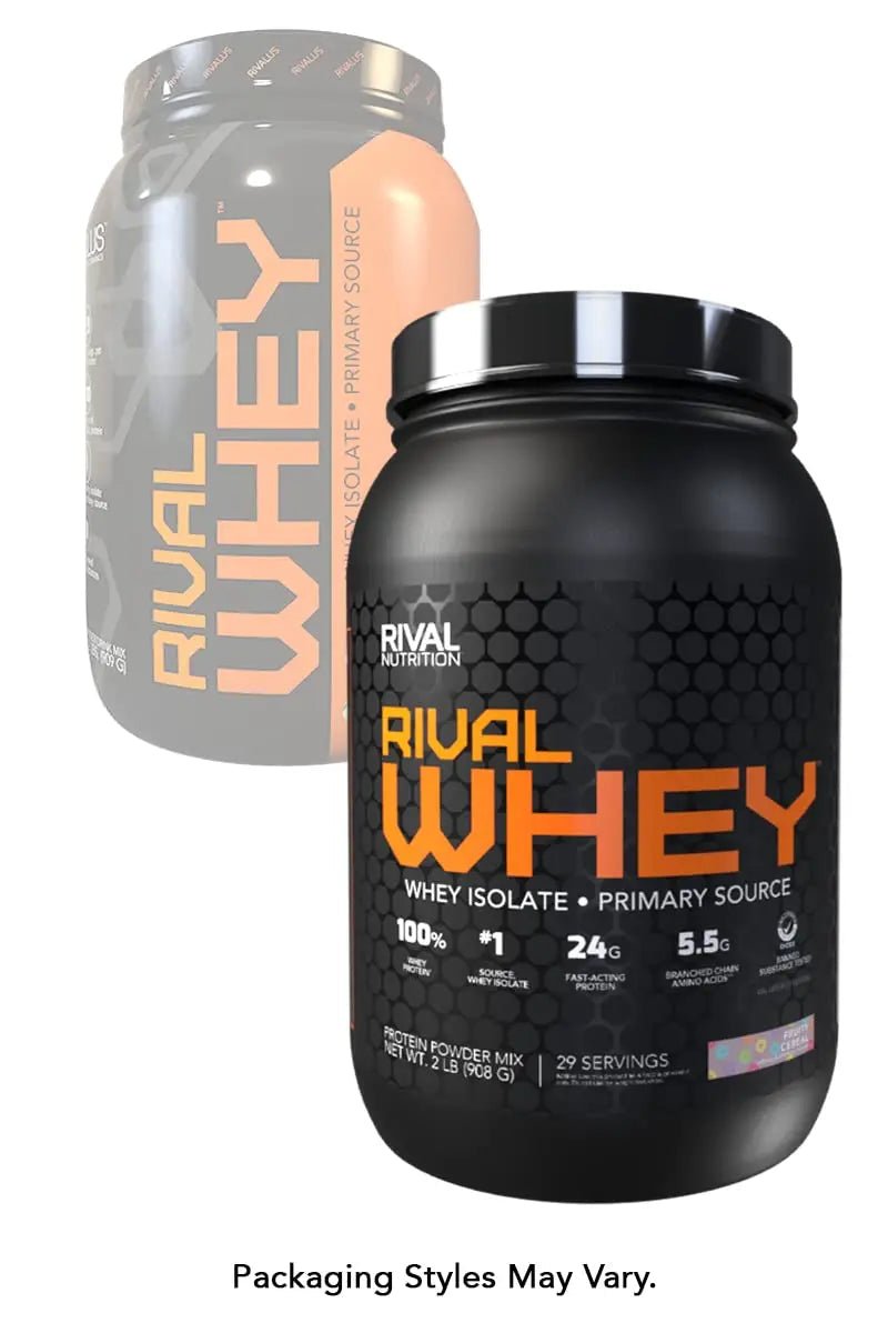 Rivalus Rivalwhey – Fruity Cereal 2lb - 100% Whey Protein, Whey Protein Isolate Primary - TrustMedUSA
