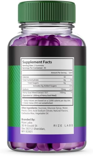 rize labs VirilPlex XL Male Performance Gummies, Premium Formula for Health and Well-Being for Men, Gummys to Deliver Maximum Performance Benefits - Pack of 3(180 Gummies) - TrustMedUSA