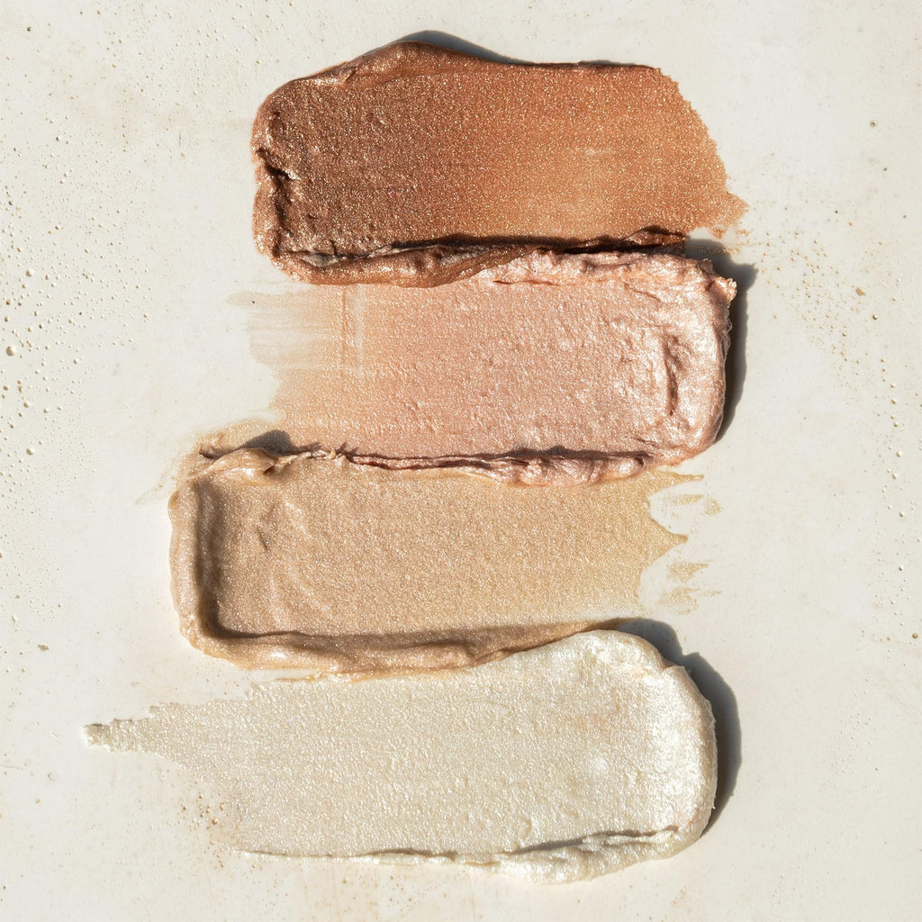 RMS Beauty Luminizer - Cream Highlighter Makeup, Luminous Dewy Makeup Highlighter Eyeshadow, Body Shimmer, Face Highlighters & Luminizers, Glow Makeup - TrustMedUSA
