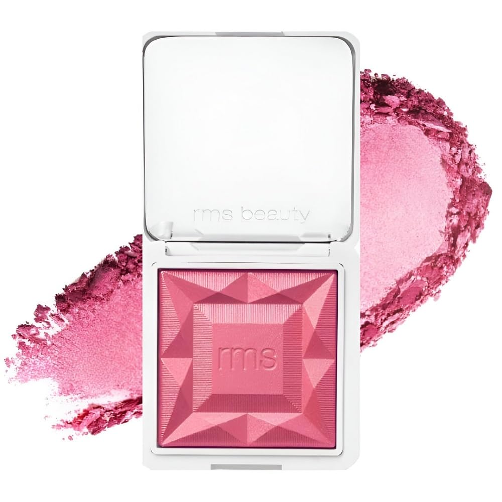 RMS Beauty ReDimension Hydra Blush – Talc-Free Gel-to-Powder Luminous Blush – 8-Hour Wear Long-Lasting Glow with Jojoba Oil – Refillable Mirror Compact – 0.25 oz - TrustMedUSA