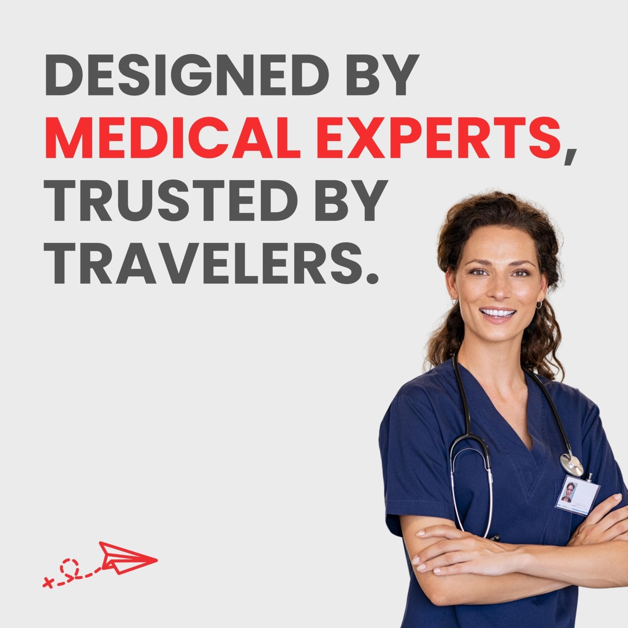 Roamwell Essential Travel Medicine Kit, OTC Travel Medication, TSA Approved (Business | 18 Tablets) - Maple Wellness Supplements