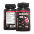 RocketX Dopamine Tech Brain Food Supplement, with L-Tyrosine and B Vitamins for Focus, Mental Clarity and Cognitive Drive, Vegan Capsules, 90 Capsules - TrustMedUSA