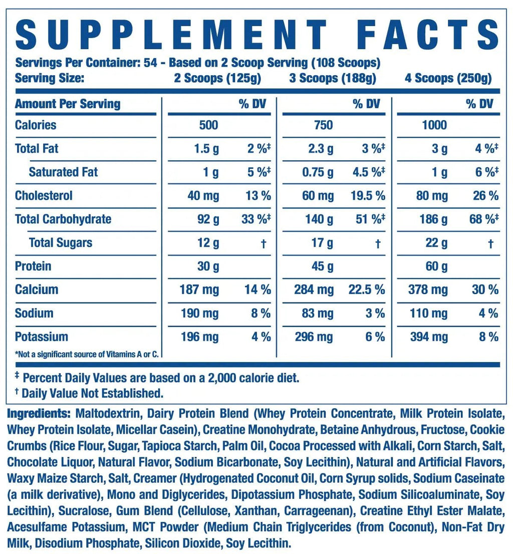 Ronnie Coleman Signature Series King Mass XL Mass Gainer Protein Powder, Muscle - TrustMedUSA