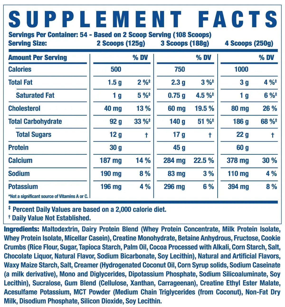 Ronnie Coleman Signature Series King Mass XL Mass Gainer Protein Powder, Muscle - TrustMedUSA