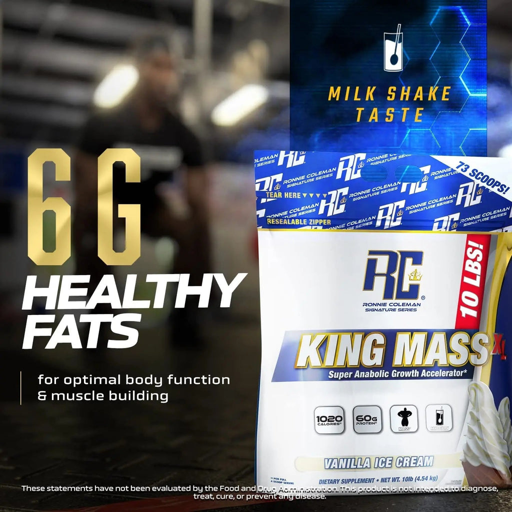 Ronnie Coleman Signature Series King Mass XL Mass Gainer Protein Powder, Muscle - TrustMedUSA