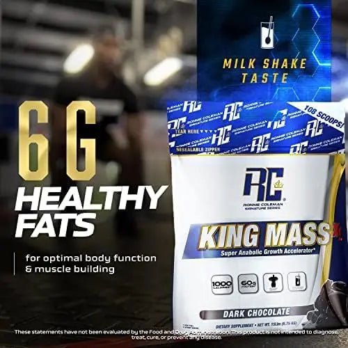 Ronnie Coleman Signature Series King Mass XL Mass Gainer Protein Powder, Muscle Gaine - TrustMedUSA