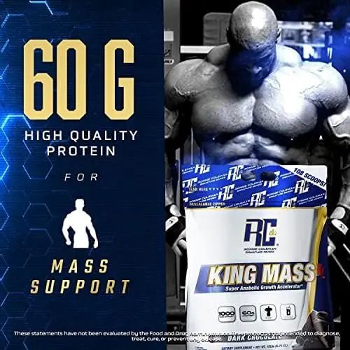 Ronnie Coleman Signature Series King Mass XL Mass Gainer Protein Powder, Muscle Gaine - TrustMedUSA