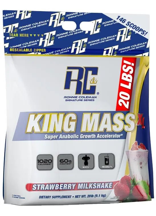 Ronnie Coleman Signature Series King Mass XL Mass Gainer Protein Powder, Muscle Gaine - TrustMedUSA