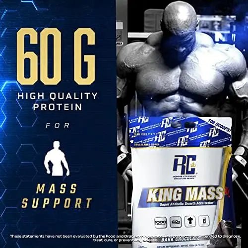 Ronnie Coleman Signature Series King Mass XL Mass Gainer Protein Powder, Muscle Gainer - TrustMedUSA