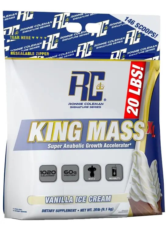 Ronnie Coleman Signature Series King Mass XL Mass Gainer Protein Powder, Muscle Gainer - TrustMedUSA