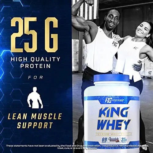 Ronnie Coleman Signature Series Whey Concentrate + Isolate Protein Powder, Pre Workout - TrustMedUSA