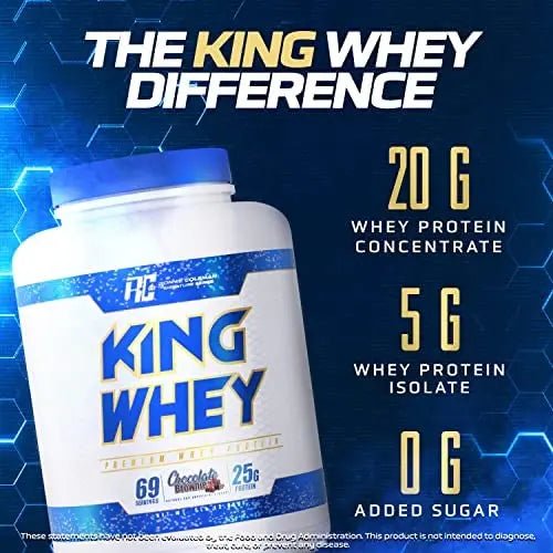 Ronnie Coleman Signature Series Whey Concentrate + Isolate Protein Powder, Pre Workout - TrustMedUSA