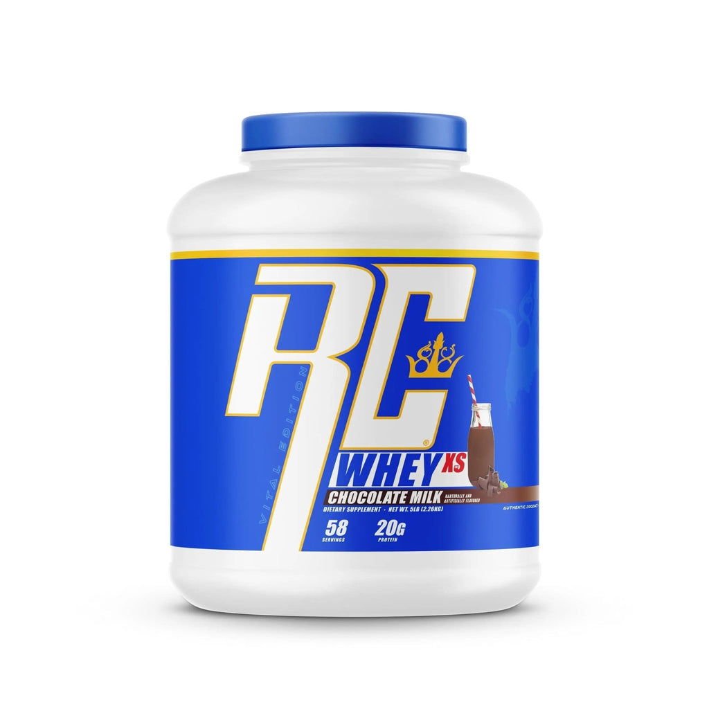 Ronnie Coleman Signature Series Whey XS Protein Powder, Pre Workout Shake Mix - TrustMedUSA