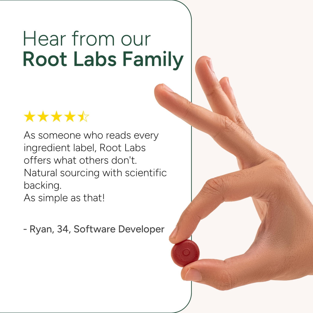 ROOT LABS Sea Moss Gummies I 92+ Minerals I Black Seed Oil I KSM 66 Ashwagandha I Lab Tested I No Added Sugar | for Men, Women I Non-GMO I 100% Natural & Organic I 1600 mg I 120 Gummy - TrustMedUSA