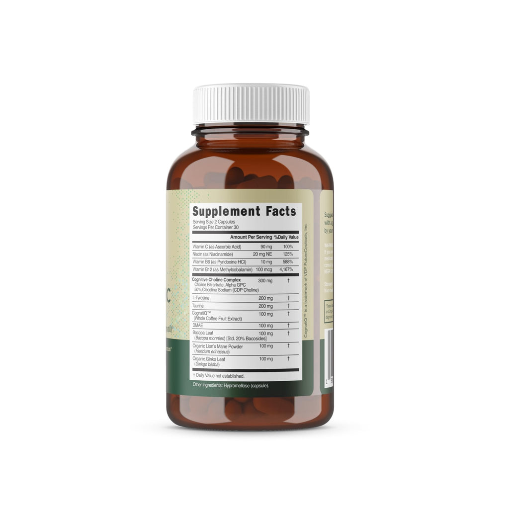 Rootful Mind Alpha Focus Nootropic - Memory and Focus Brain Booster Supplement with Choline, Citicoline, GPC, L-Tyrosine, Bacopa Monnieri, DMAE, Gingko Biloba, Lion's Mane, Niacinamide - 60 Capsules - TrustMedUSA