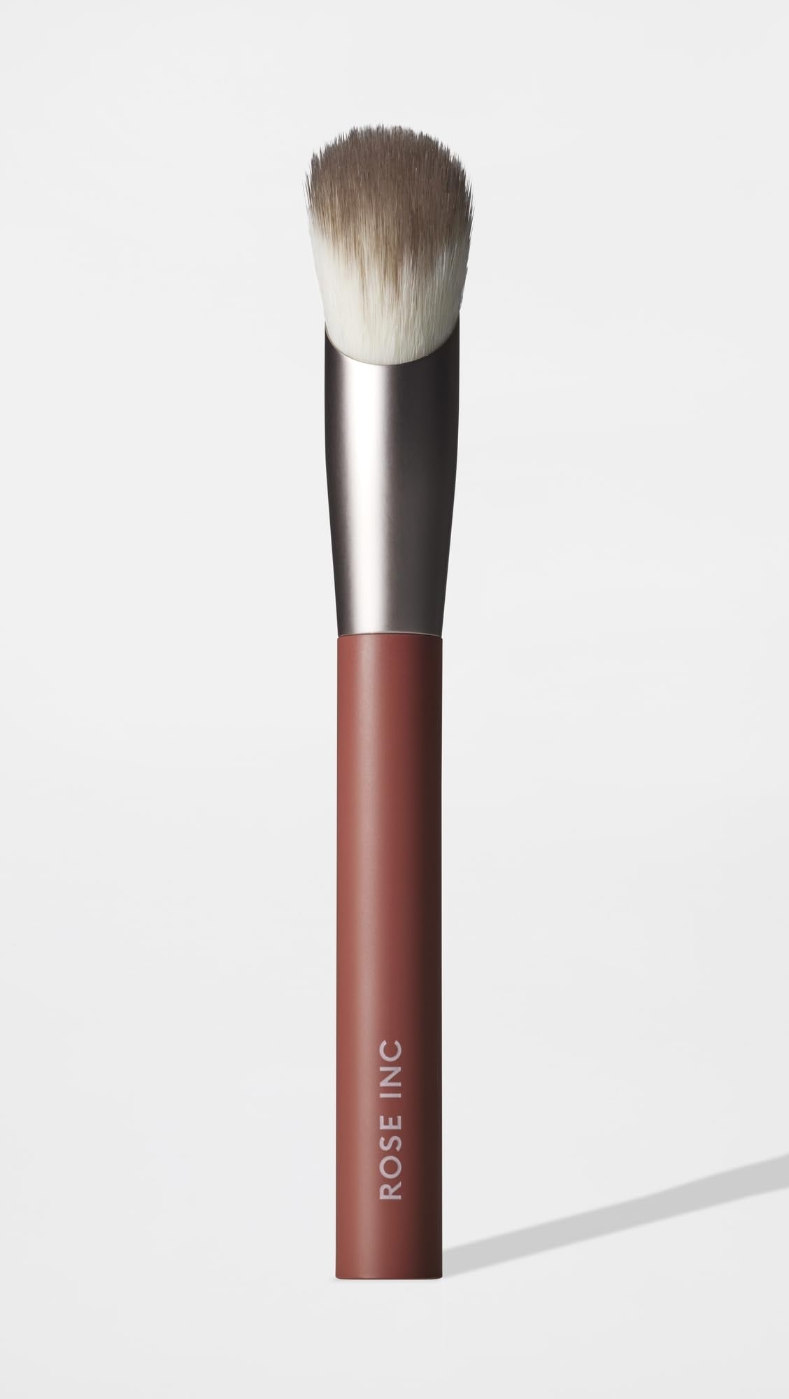 Rose Inc Number 2 Angled Blush Brush - Vegan & Sustainable Makeup Brush for Precise Application - TrustMedUSA