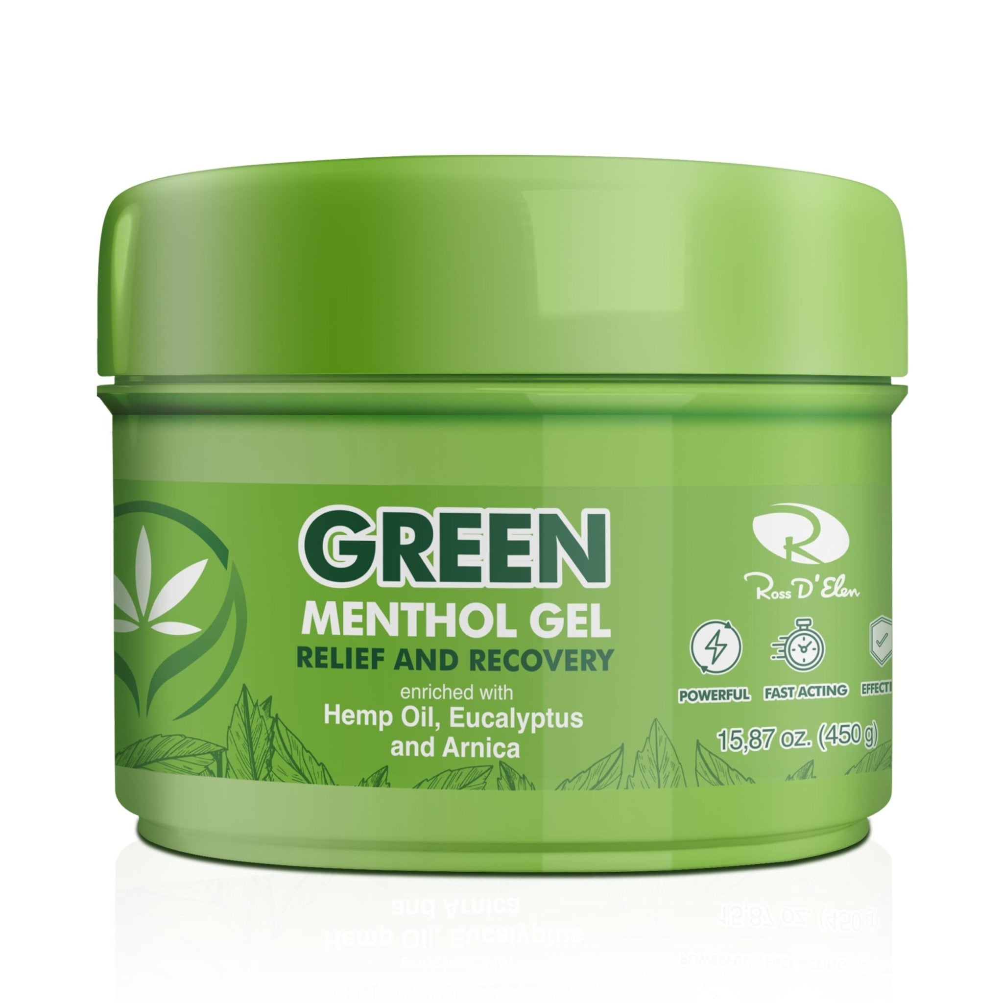 Ross D'Elen Green Menthol Gel - Large Size Single Pack - TrustMedUSA