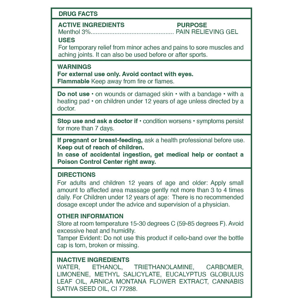 Ross D’Elen Green Menthol Gel Small - 3 Pack (3) - TrustMedUSA