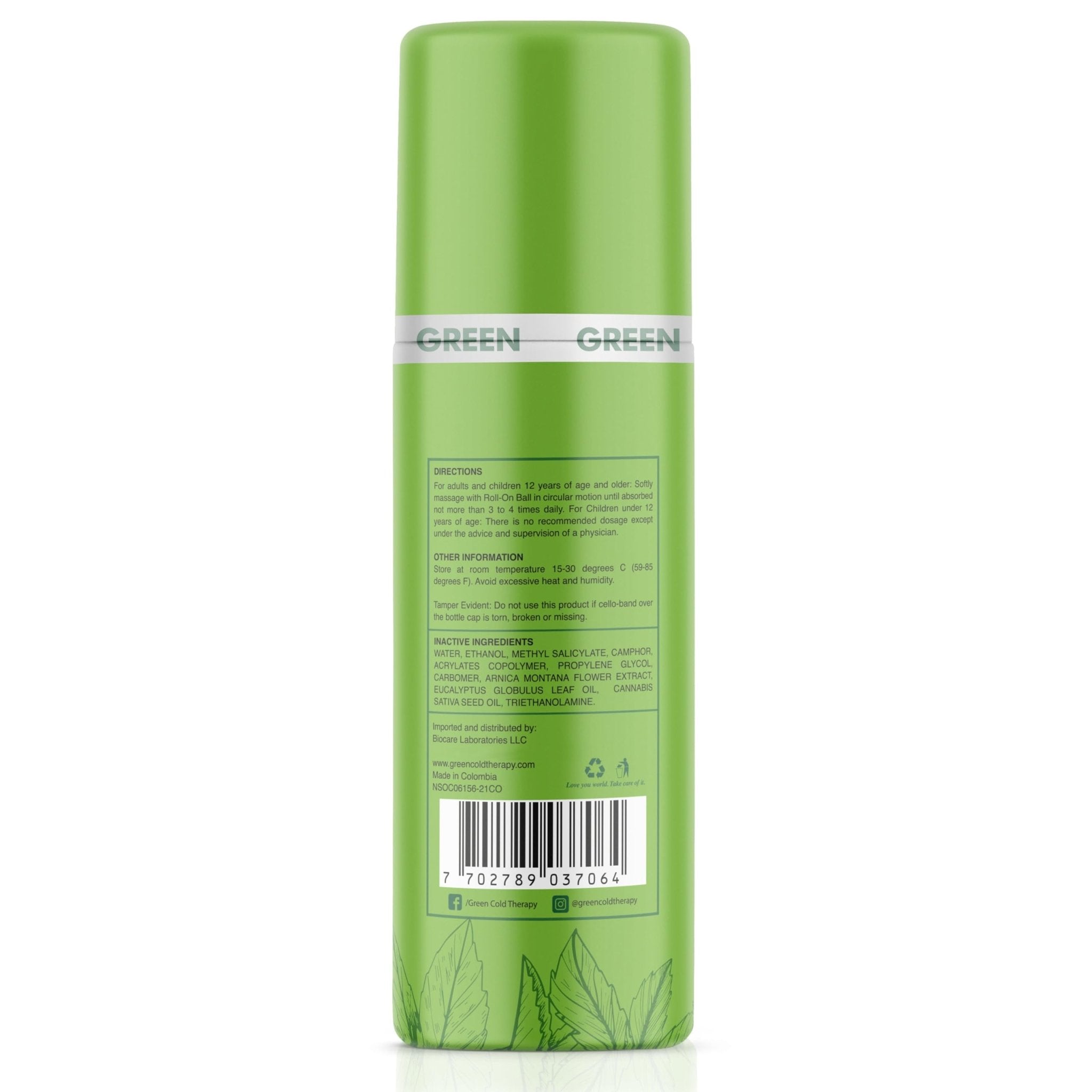 Ross D’Elen Green Menthol ROLL-ON 3-Pack - TrustMedUSA