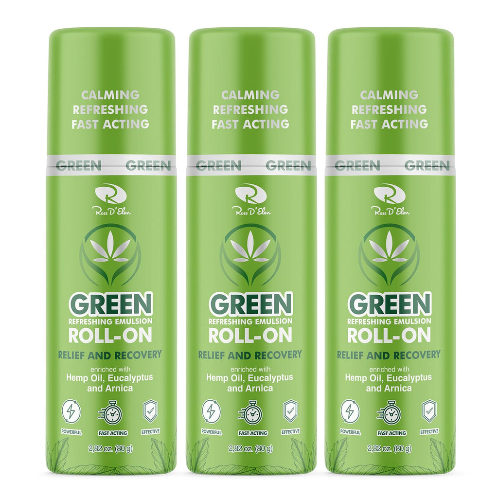 Ross D’Elen Green Menthol ROLL-ON 3-Pack - TrustMedUSA