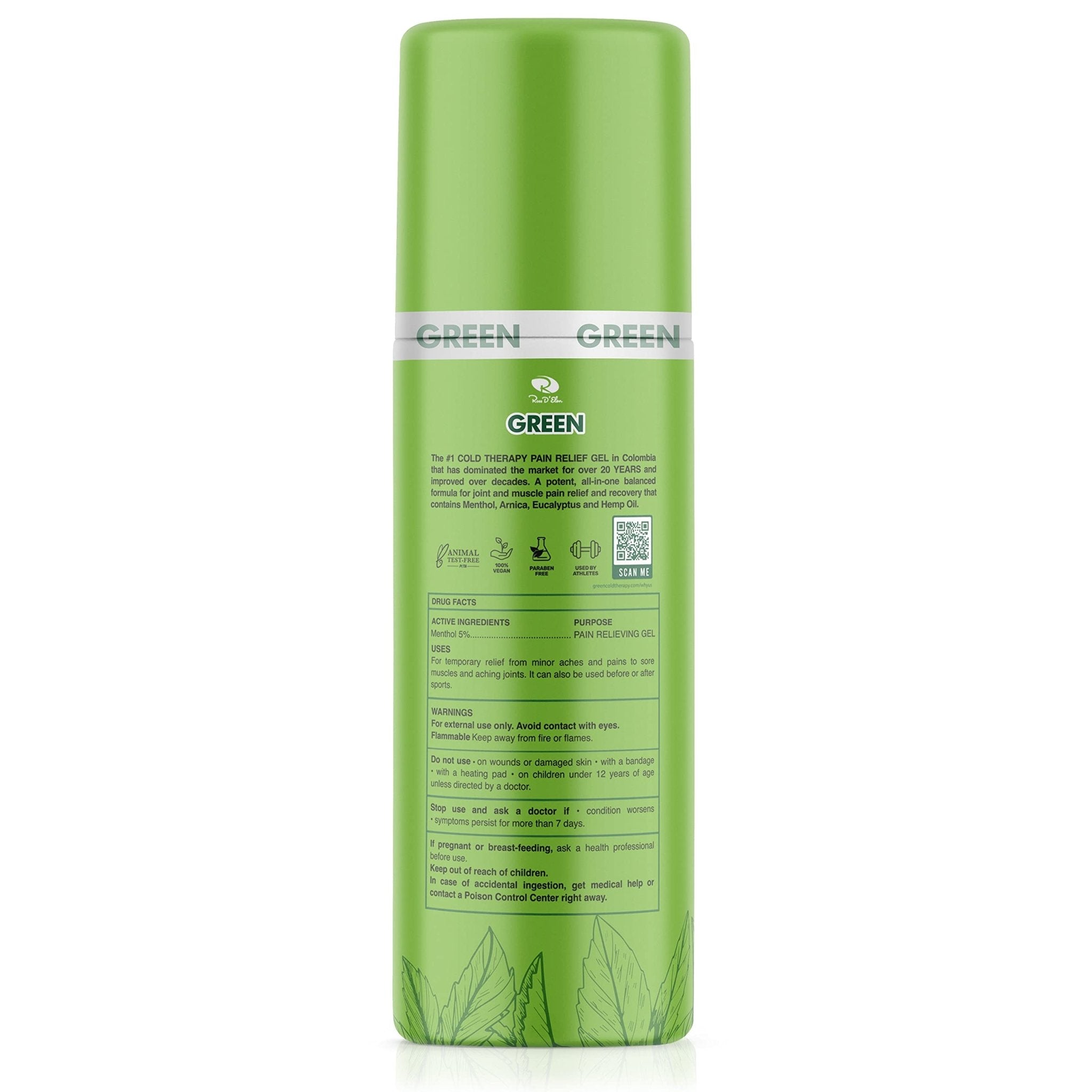 Ross D’Elen Green Menthol ROLL-ON 3-Pack - TrustMedUSA