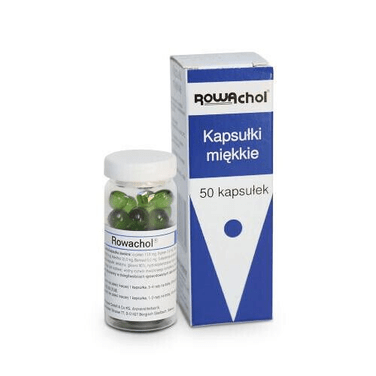Rowachol 2 X 50 Capsules Helps to dissolve and prevent Gallstones formation - TrustMedUSA