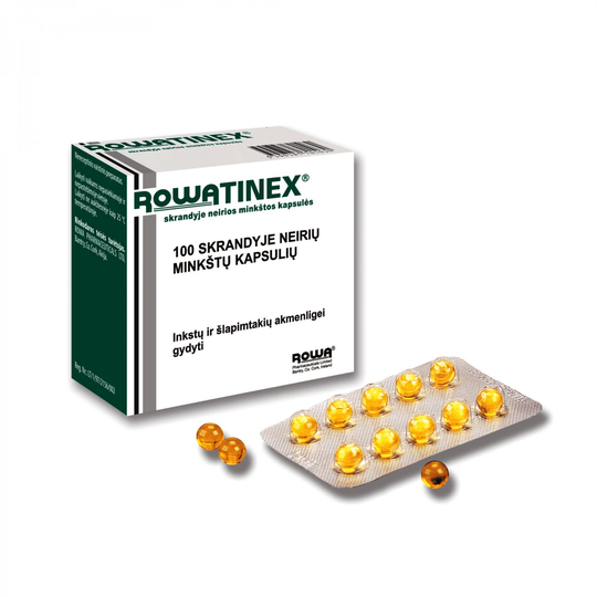 Rowatinex 100 Capsules for Renal Urinary Disorder N100 - TrustMedUSA