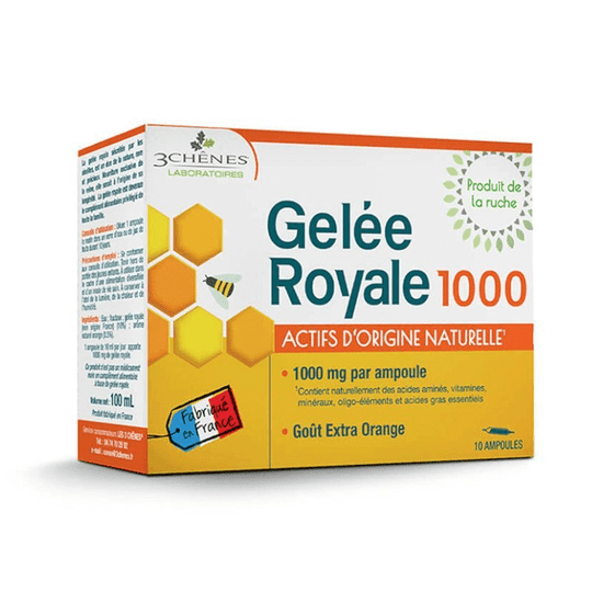 Royal jelly 1000 mg ampoules - LES 3 CHENES - TrustMedUSA