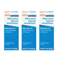Rugby Dibucaine Topical Anesthetic 1% Hemorrhoid Ointment - Pain Relief Cream for Itching and Burning, Hemorrhoid Treatment, Anti Itch Cream 1 Oz (3 Pack) - TrustMedUSA