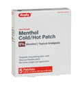 Rugby Extra Strength Topical Analgesic 5% Menthol Cold/Hot Patch - 5 Patches - TrustMedUSA