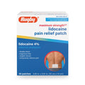 Rugby Maximum Strength Lidocaine Pain Relief Patch - 4% Lidocaine - Topical Anesthetic - Unscented - 30 Patches (1 Pack) - TrustMedUSA