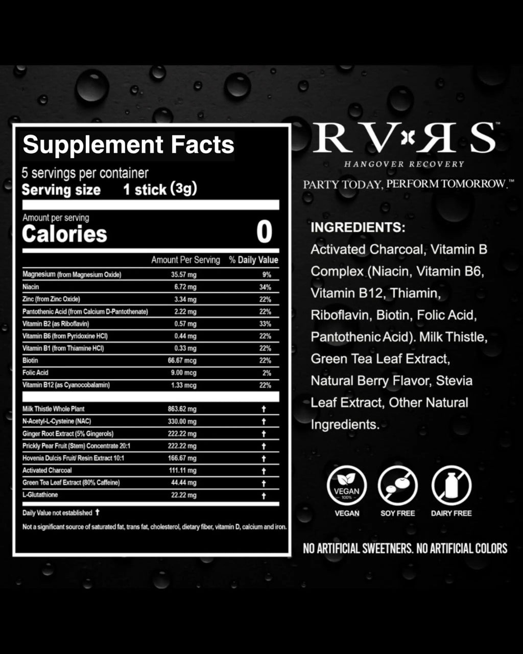RVRS Recovery Support Powder Sticks (5) - TrustMedUSA