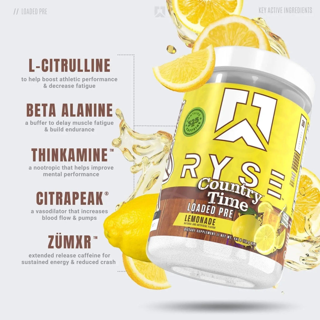 RYSE Up Supplements Loaded Pre Workout Powder Supplement for Men & Women - TrustMedUSA
