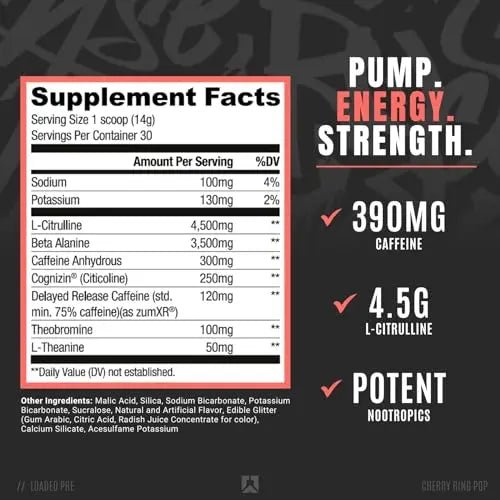 RYSE Up Supplements Loaded Pre Workout Powder Supplement for Men & Women - TrustMedUSA