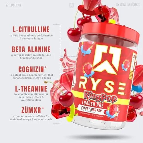 RYSE Up Supplements Loaded Pre Workout Powder Supplement for Men & Women - TrustMedUSA