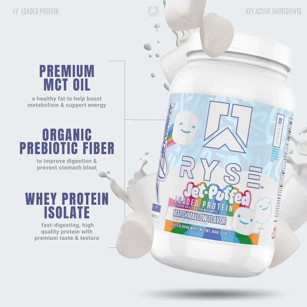 RYSE Up Supplements Loaded Protein Powder | 25g Whey Protein Isolate & Concentrate - TrustMedUSA