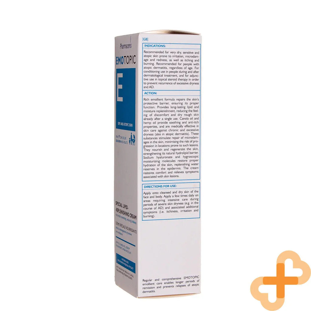 Pharmaceris EMOTOPIC Anti-Itching Dry Skin Lipid-Replenishing Cream Pharmaceris Au supplements