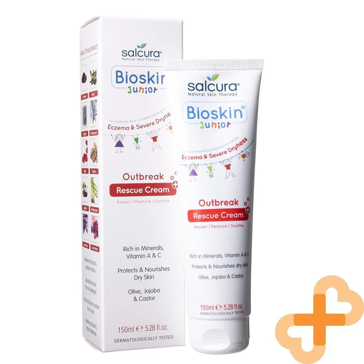SALCURA Bioskin Junior Outbreak Rescue Cream for Children's Sensitive Salcura Au supplements