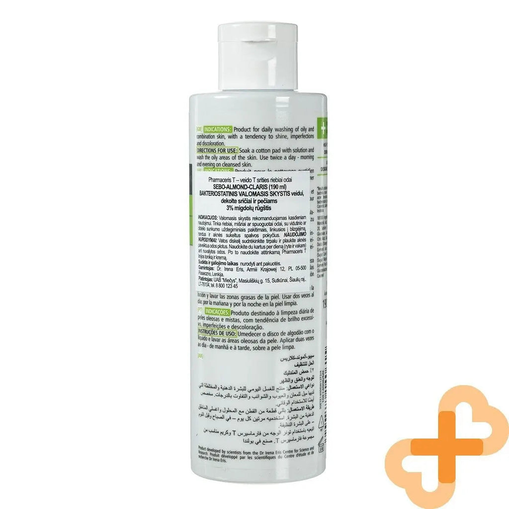 PHARMACERIS T Sebo Almond Claris Cleanser 190ml for Acne-Prone Skin Pharmaceris Au supplements