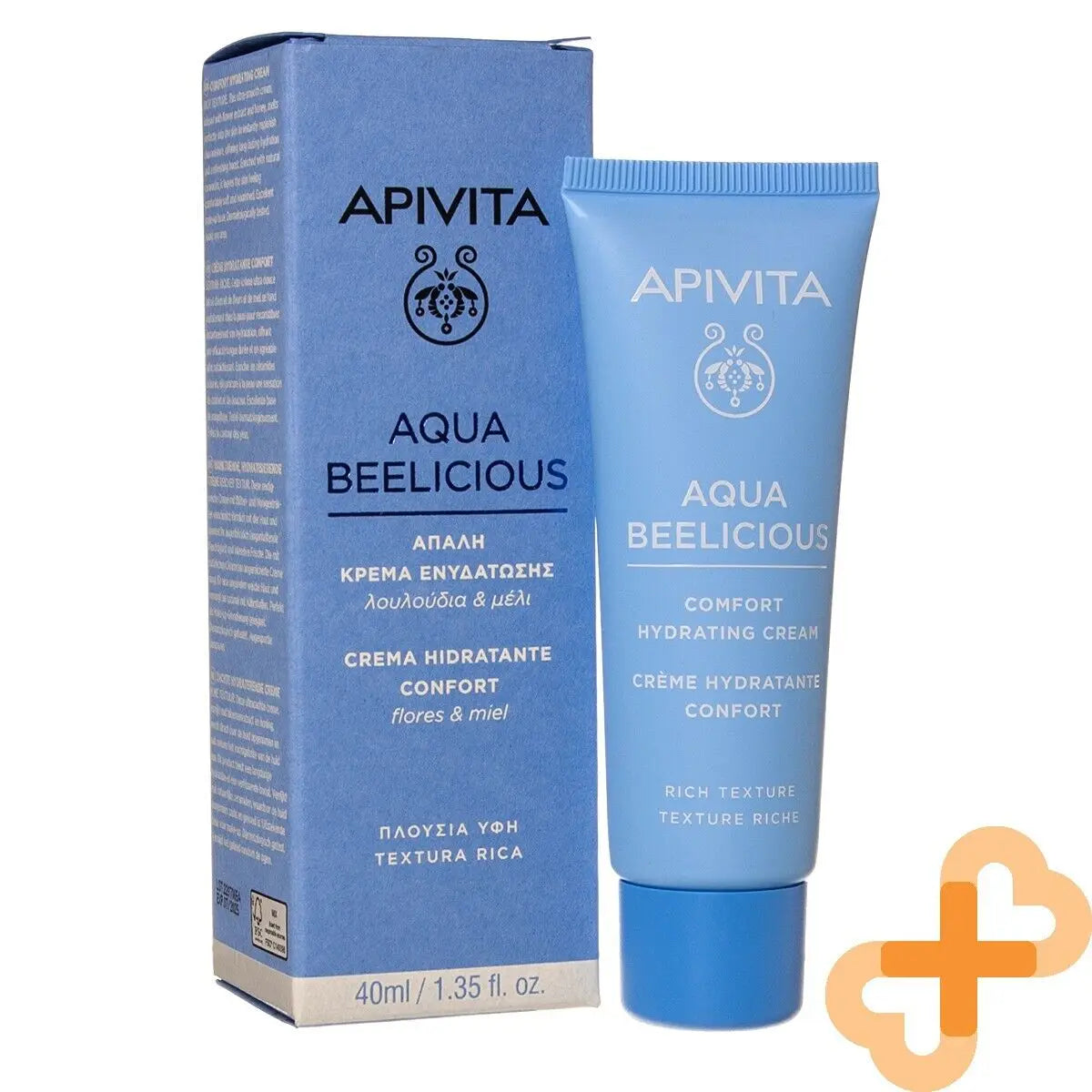 APIVITA AQUA Beelicious Comfort Face Cream for Dry Skin 40 ml Flowers APIVITA Au supplements