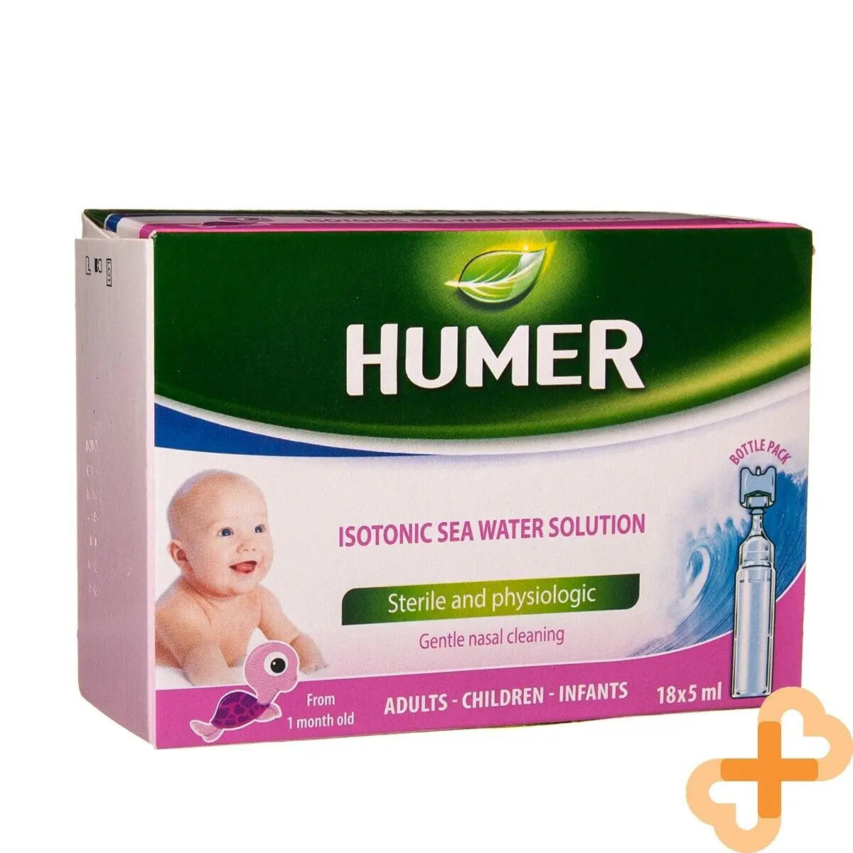 HUMER Infant Isotonic Sea Water Solution For Baby 5ml x 18 Doses Stuffy Humer Au supplements